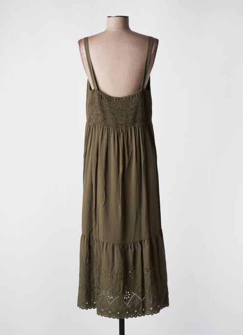 Robe longue vert BARANDI pour femme