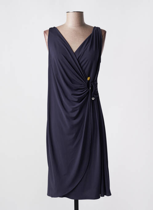 Robe mi-longue bleu BARANDI pour femme