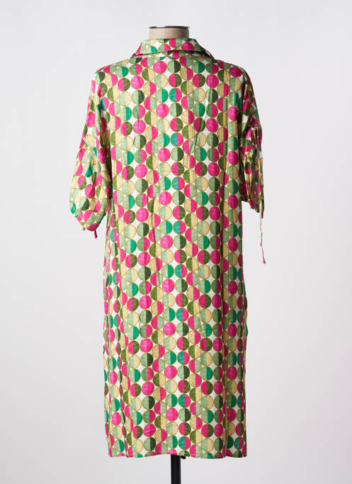 Robe mi-longue vert REVER MILE pour femme