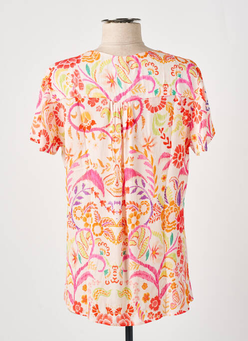 Blouse orange TINTA STYLE pour femme