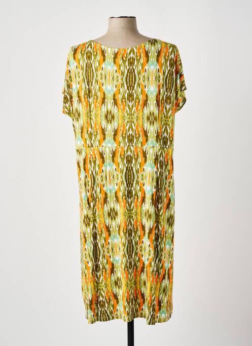 Robe mi-longue vert BARANDI pour femme