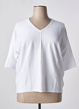 Pull blanc MARBLE pour femme