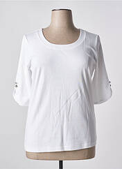 T-shirt blanc MARBLE pour femme seconde vue