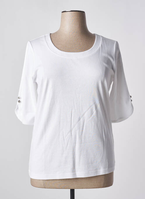 T-shirt blanc MARBLE pour femme