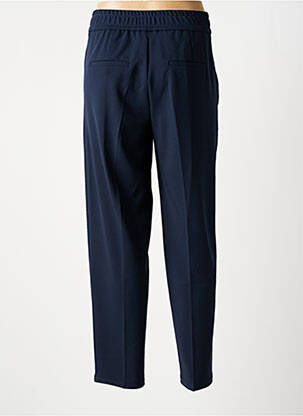 Pantalon droit tissage crêpe taille haute bleu BETTY BARCLAY femme