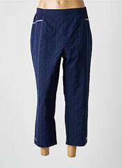 Pantalon 7/8 bleu CHRISTINE LAURE pour femme seconde vue