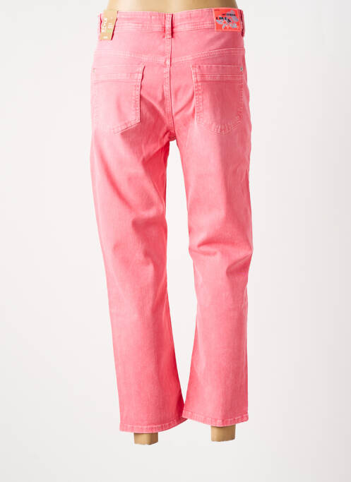 Jeans coupe droite rose CECIL femme