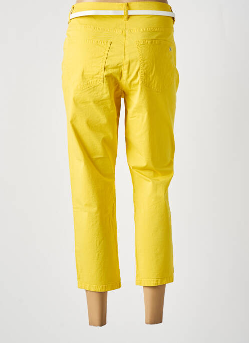 Pantacourt jaune BETTY BARCLAY pour femme