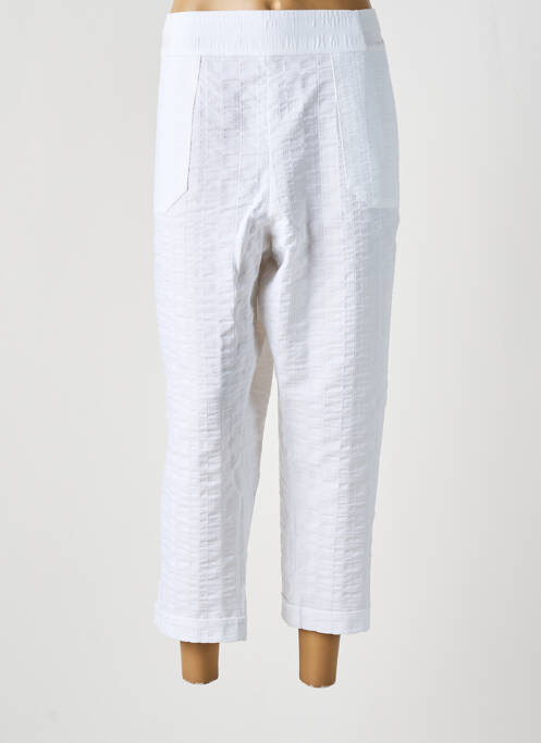 Pantalon 7/8 blanc CHRISTINE LAURE pour femme