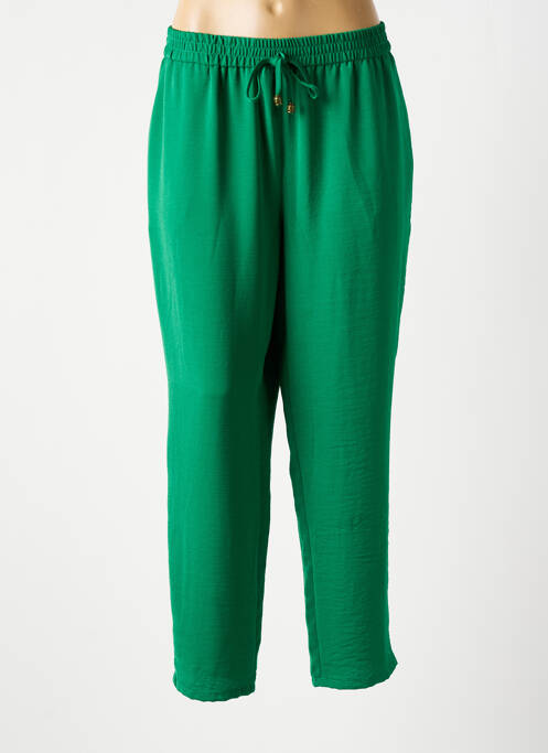 Pantalon droit vert TINTA STYLE pour femme