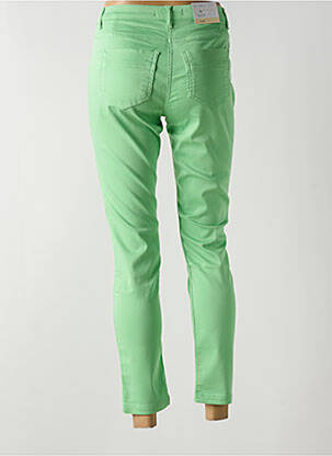 Pantalon 7/8 taille haute taille haute vert BETTY BARCLAY femme