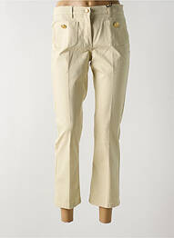 Pantalon 7/8 tissage popeline taille normale vert BETTY BARCLAY femme