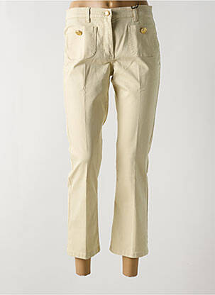 Pantalon 7/8 tissage popeline taille normale vert BETTY BARCLAY femme