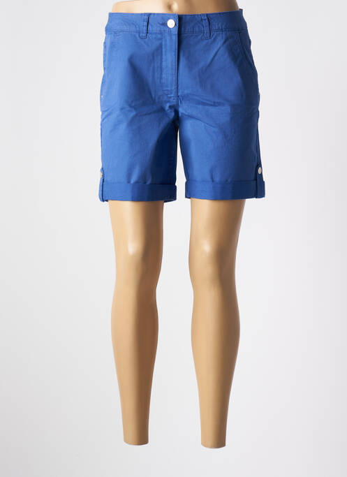 Bermuda coupe droite bleu BETTY BARCLAY femme