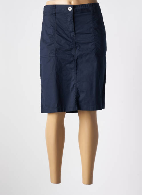 Jupe mi-longue bleu CECIL pour femme