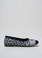 Chaussons/Pantoufles noir LA MAISON DE L'ESPADRILLE pour femme seconde vue