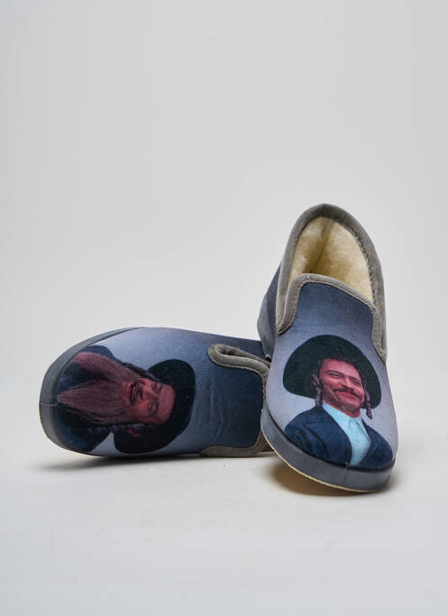 Chaussons/Pantoufles gris LA MAISON DE L'ESPADRILLE pour homme