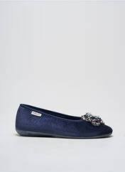 Chaussons/Pantoufles bleu LA MAISON DE L'ESPADRILLE pour femme seconde vue