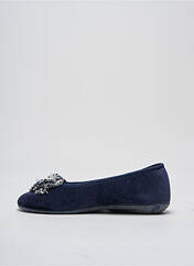 Chaussons/Pantoufles bleu LA MAISON DE L'ESPADRILLE pour femme seconde vue