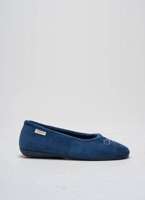 Chaussons/Pantoufles bleu LA MAISON DE L'ESPADRILLE pour femme