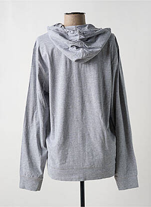 Veste casual col rond gris KAPITALES femme