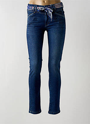 Jeans skinny taille haute taille haute bleu FRED SABATIER femme