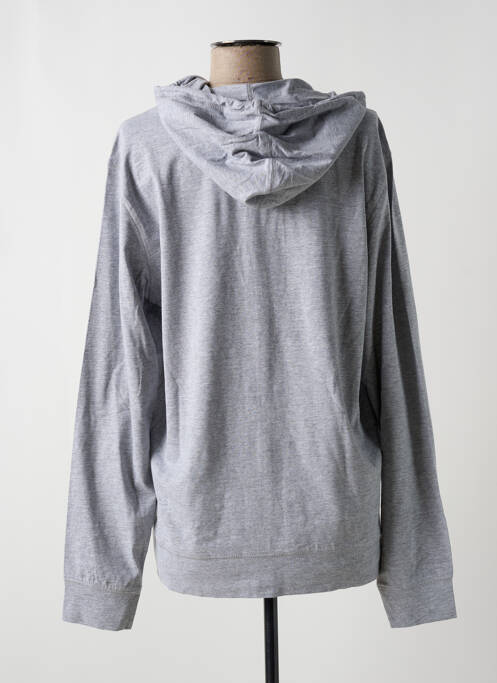 Veste casual col rond gris KAPITALES femme