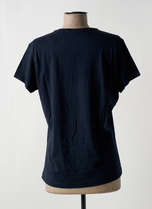 T-shirt coupe droite manches courtes bleu KAPITALES femme