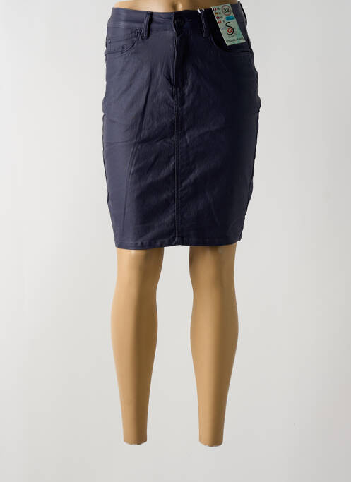 Jupe mi-longue bleu S.QUISE pour femme