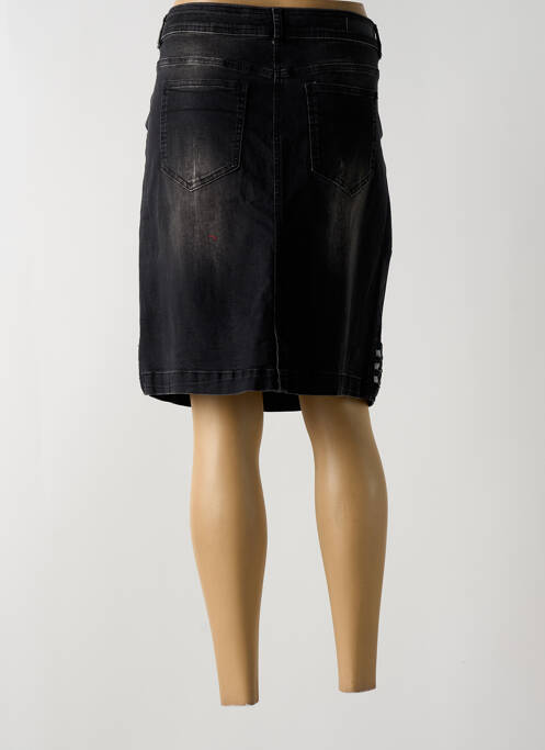 Jupe mi-longue noir FRED SABATIER pour femme