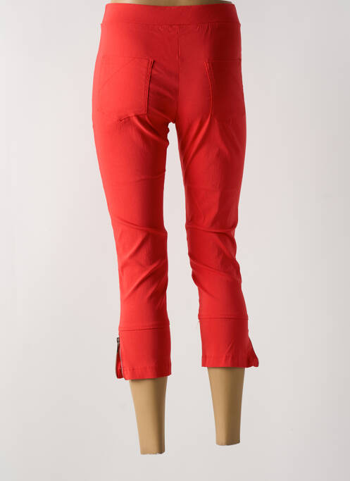 Pantacourt orange HALOGENE pour femme