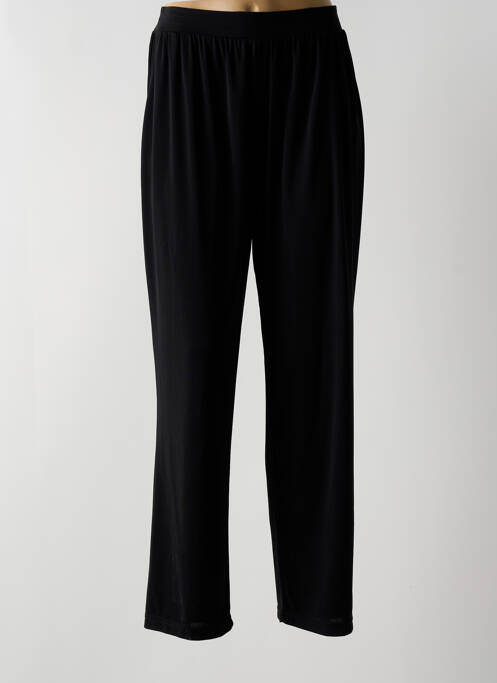 Pantalon droit noir UN TEMPS POUR ELLE pour femme