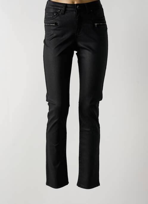 Pantalon slim noir MEI GAO pour femme
