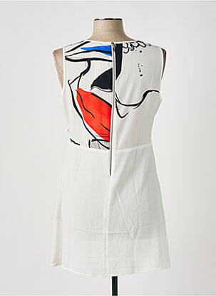 Tunique sans manche légère et transparente blanc MERI & ESCA femme