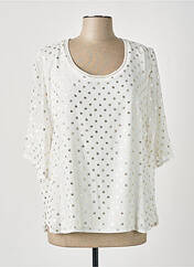 Blouse blanc FRED SABATIER pour femme seconde vue