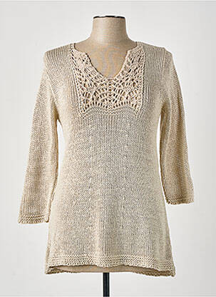 Pull beige ADN COLLECTION pour femme