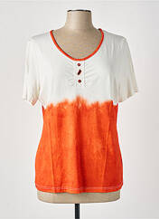 T-shirt orange MERI & ESCA pour femme seconde vue