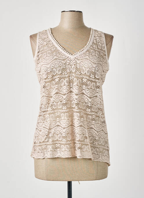 Top beige ALICE ET BARNABE pour femme