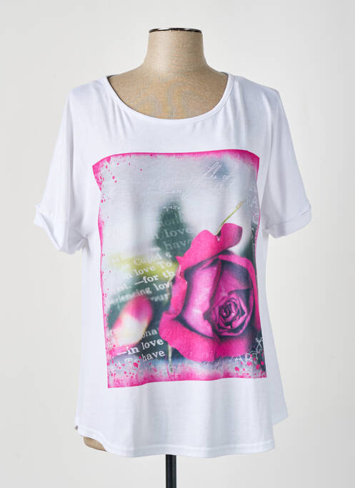 T-shirt blanc HALOGENE pour femme