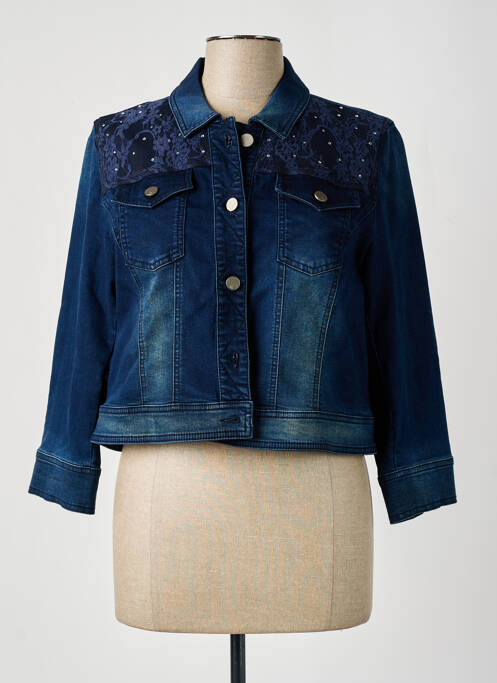 Veste casual bleu FRED SABATIER pour femme