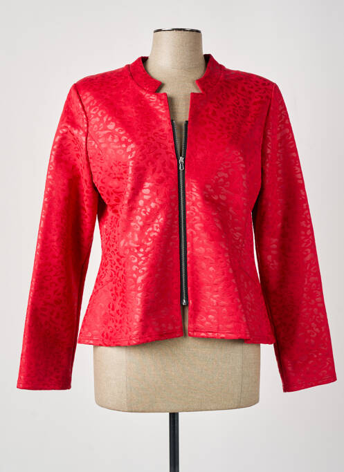 Veste casual rouge GEVANA pour femme