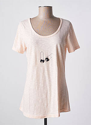 Top stretch manches courtes rose COTE ANGLAISE femme