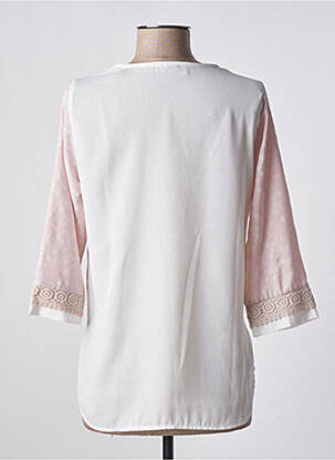 Top tissage crêpe manches longues gris SUN LIGHT femme