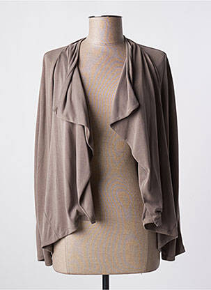 Veste casual manches longues gris FELINO femme