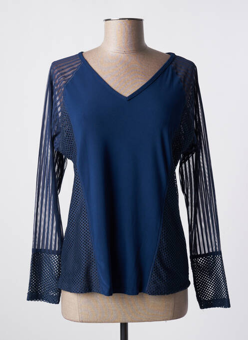 Top bleu DECA pour femme