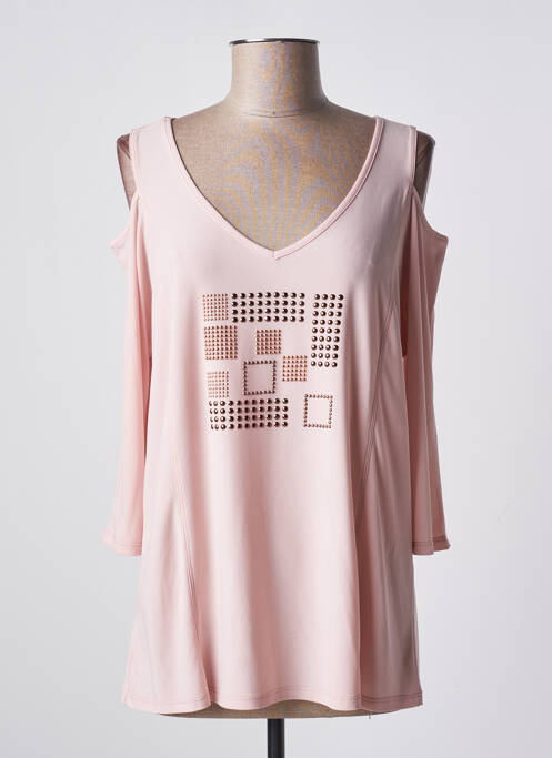 Top rose DECA pour femme