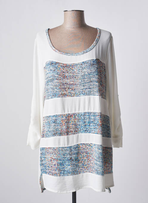 Tunique manches longues blanc DECA pour femme