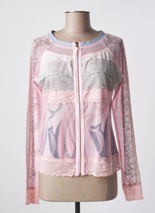 Veste casual rose LULU.H pour femme