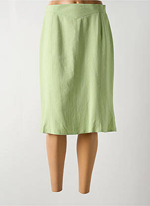 Jupe mi-longue taille haute vert SOMMERMANN femme