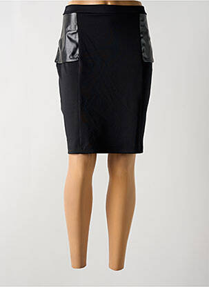Jupe mi-longue stretch noir NANA BAILA femme